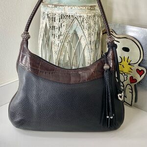 Brighton Vintage Hobo Shoulder Bag.